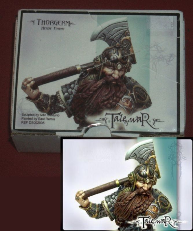 Tale of War 002005 Thorgerm Dwarf Hero Bust Miniature  