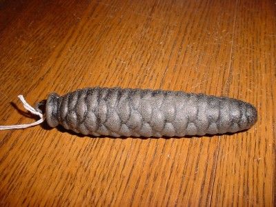 Vintage Cuckoo Clock Pine Cone Weight 13.2oz (a22)  