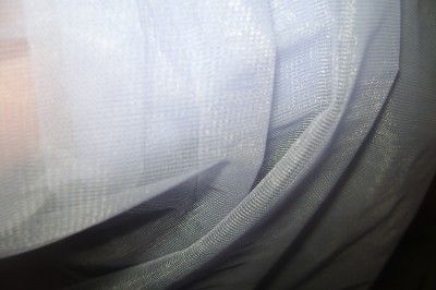 10yds PERIWINKLE ORGANZA SHEER GLIMMER NYLON , 60/62  