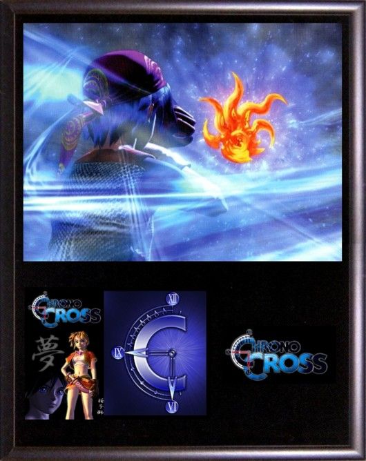 Chrono Cross Serge Plaque Series w/ Collectors Card  