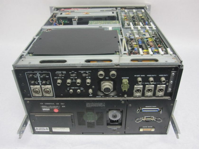 Sony BVU 820 U Matic Professional Videocassette Recorder Editor Player 