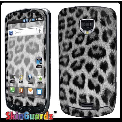 Black Cheetah Vinyl Case Decal Skin To Cover Your Samsung Droid Charge 