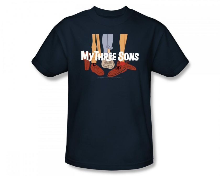 My Three Sons Shoes Logo Sitcom TV Show T Shirt Tee  