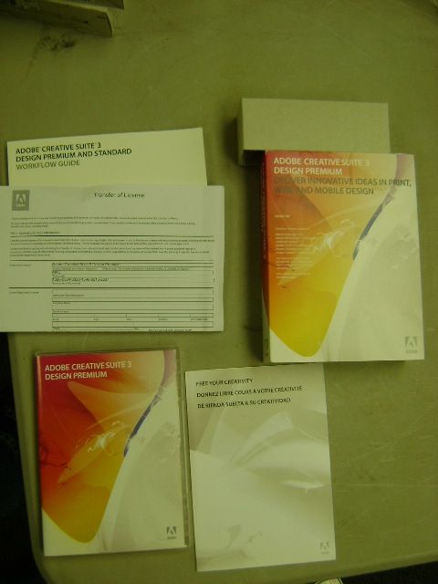 ADOBE CREATIVE SUITE 3 DESIGN PREMIUM MAC CS3 RETAIL UPGRADE VERSION 