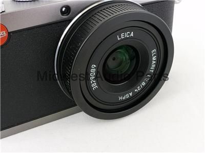 Leica X1 12.2MP CMOS Digital Camera 24mm Elmarit f2.8 ASPH Lens Grey 