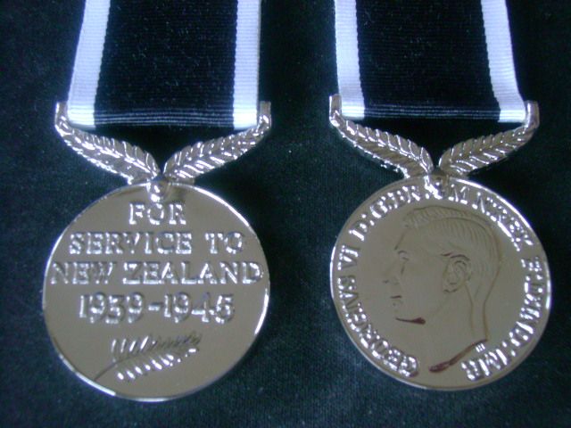 New Zealand War Service Medal  