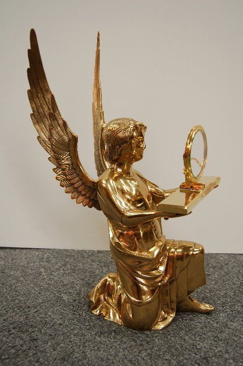 Rare Adoring Angel Monstrance w/ luna + chalice co.  