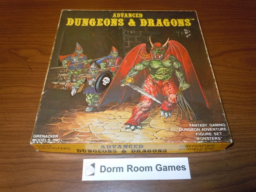 Advanced Dungeons & Dragons Adventure Figure Set Monsters Miniatures 