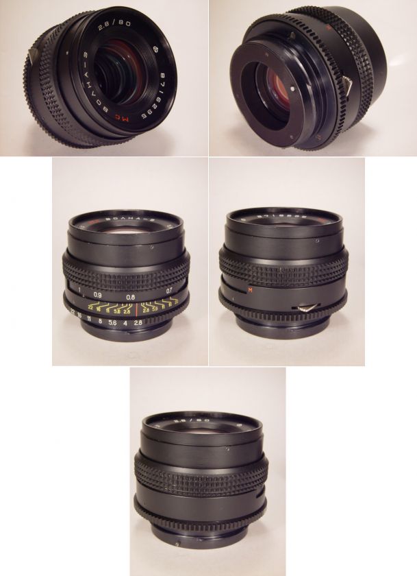 Lens MC Volna 3 2.8/80mm Kiev 88. Exc++. s/n 8716295  