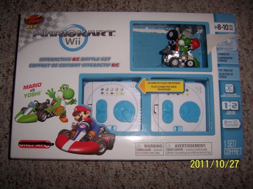 MARIOKART WII AIRHOGS INTERACTIVE R/C BATTLE SET BRAND NEW AGES 8 10 