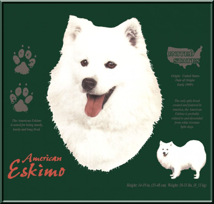 American Eskimo Dog Breed Origin SWEATSHIRT S 2X,3X,4X  