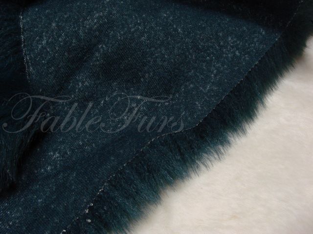 FASHION BLUE FAUX FUR PLUSH COSTUME SEW CRAFT FABRIC  