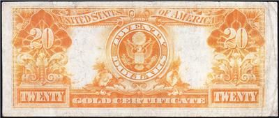 VERY NICE Attractive SCARCE 1906 $20 GOLD CERTIFICATE  