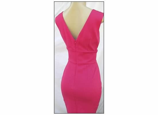 NEW Trina Turk Etiquette Pink Fuschia Classic Sheath Career Dress w 