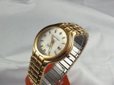 MENS SERGIO VALENTE QUARTZ WRISTWATCH WITH DATE RUNNING  