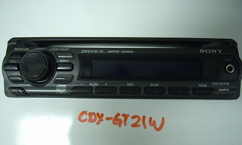 Used SONY CDX GT21W Replacement Faceplate  