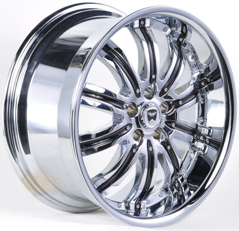 GWG NARSIS 20 CHROME WHEELS RIMS HONDA CRV (1997 & UP)  