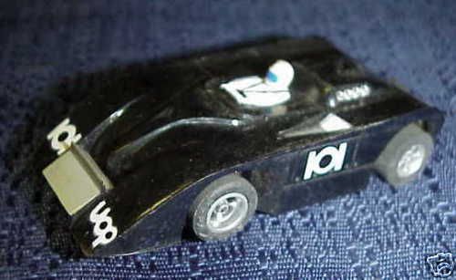 Vintage Aurora AFX 101 Uop Black Slot Car  