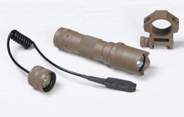 GMG TACTICAL RIFLE SHOTGUN FLASHLIGHT LIGHT DARK EARTH  