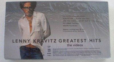 NEW Lenny Kravitz Greatest Hits The Videos PROMO VHS  