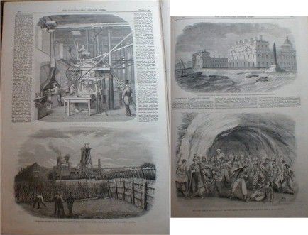 Bakery   Bread Making Machine 1860 Illustrated News  