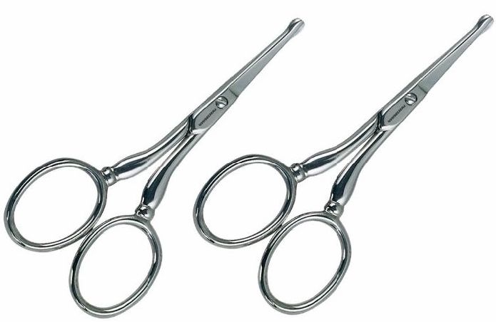 Tweezerman Nose Scissors Ear Facial Hair NEW Lot of 2  