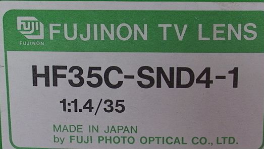   Auto Iris Fujinon 35mm c mount security TV camera lens   $120 value
