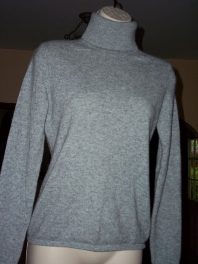 FENN WRIGHT MANSON grey cashmere turtleneck sweaterWM  