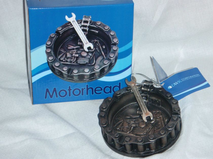 NEW ASHTRAY MOTERHEAD MOTORCYCLE TOOL WRENCH CHAIN CAMO REBEL DAD 