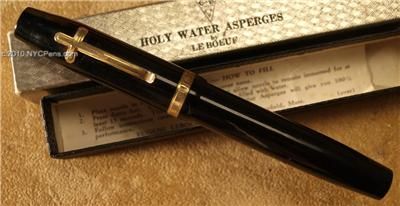 Rare Leboeuf Pen Co Holy Water Sprinkler Orig Box/Instr  