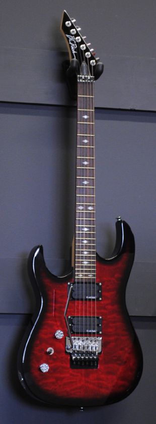   LEFT HANDED ASM STANDARD ASSASSIN BLACK CHERRY ELECTRIC GUITAR LEFTY