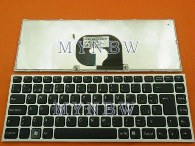 SONY VAIO VPC Y Keyboard Teclado Spanish Silver Frame  