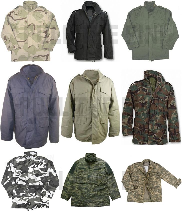 De Camo chaqueta militar XS   8XL de la capa M65 de campo M 65 NUEVA