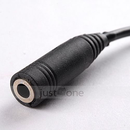 2x Earphone Headset Audio Adapter Cable for Samsung