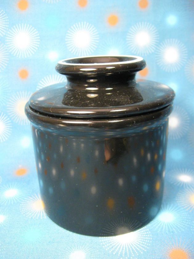 The Original Butter Bell Crock L Tremain Black EXCELLENT CONDITION 