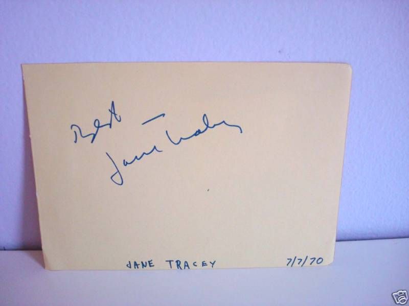 Jane Trahey AUTHOR TASTE OF TEXAS signed album page  