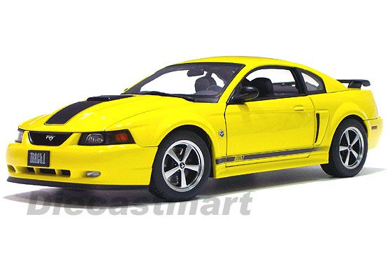AUTOART 118 2004 FORD MUSTANG MACH 1 SCREAMING YELLOW  