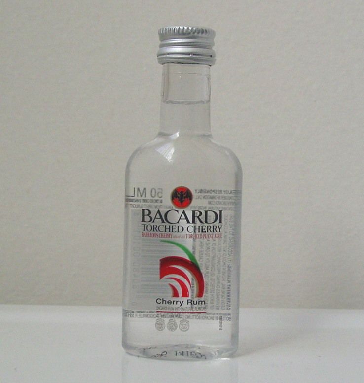 MINI ~ BACARDI TORCHED CHERRY Rum   Collectible   New  