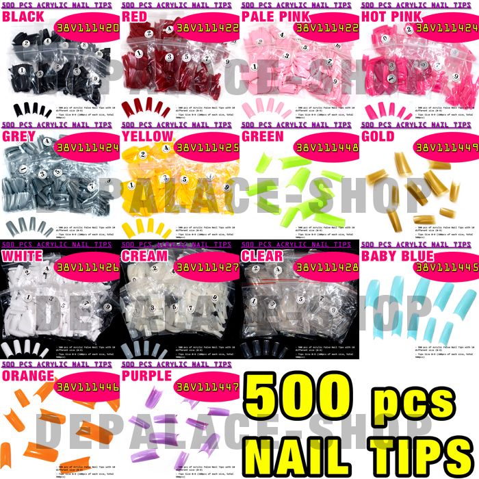 Nail Salon Supplies Acrylic Nails, Tips