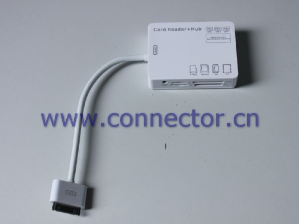 in 1 Camera Connection Kit SD TF MS &USB HUB for iPad  