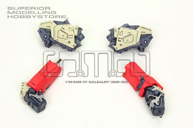 SMS 2​63 1/90 RMS 117 Galbaldy (Silicon Tr​ibe) Gundam resin model 