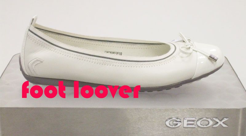 SCARPE BALLERINE MODA GEOX PIUMA D11D8B C1000 DONNA WHITE