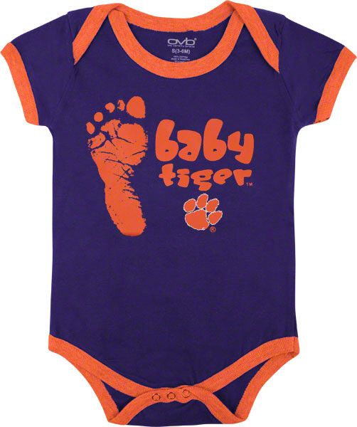 Clemson Tigers Infant Purple Construction Site Creeper  