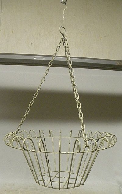 Set of 3 Iron Hanging Garden Baskets Planters  