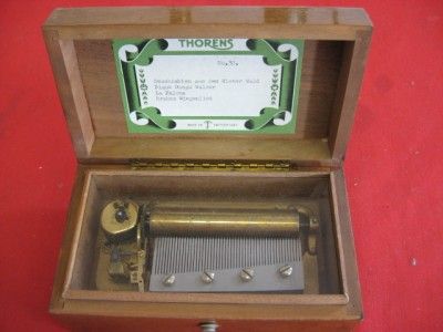 THORENS No. 30 Music Box   4 Tunes, Swiss Made, unknown age  