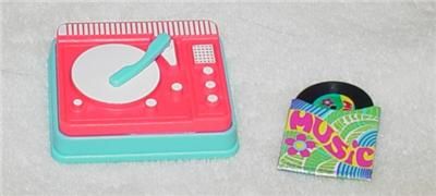 Becky /Francie/ Barbie Repro RECORD PLAYER & RECORD MOD  