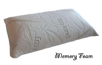 Double Zone 100% memory foam Bed Pillow with Bamboo External cover 