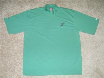 Florida Marlins Mock Neck Nike Dri Fit Shirt L NEW  