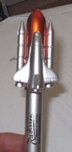 CAPE CANAVERAL FLORIDA MISSILE ROCKET RADISSON RESORT BALL POINT PEN 