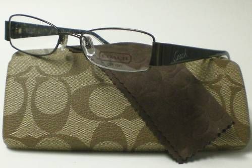 COACH TEODORA 240 DARK GUNMETAL EYEGLASSES AUTHENTIC 48  